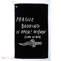Prague Booking Is Open Oct Nov Link In Bio Golf Towel thumb 0