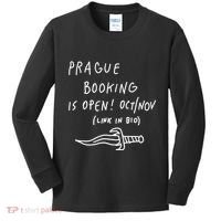 Prague Booking Is Open Oct Nov Link In Bio Kids Long Sleeve Shirt thumb 0
