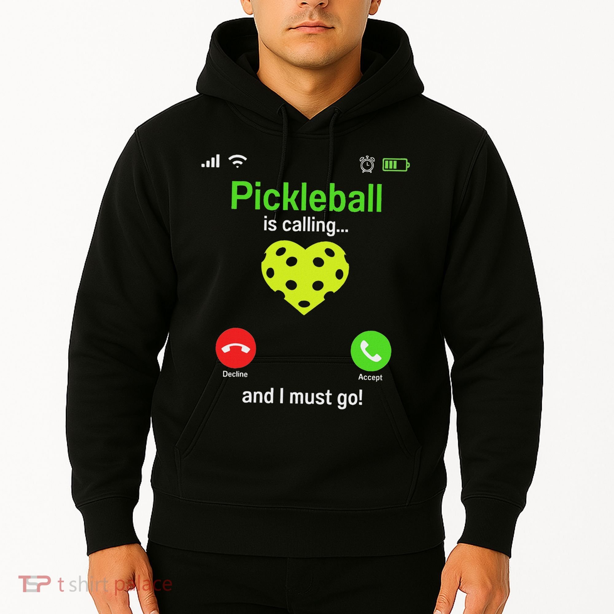 Pickle Ball Is Calling Team Gear & Player Funny Pickleball Hoodie