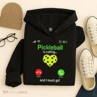 Pickle Ball Is Calling Team Gear & Player Funny Pickleball Hoodie thumb 4