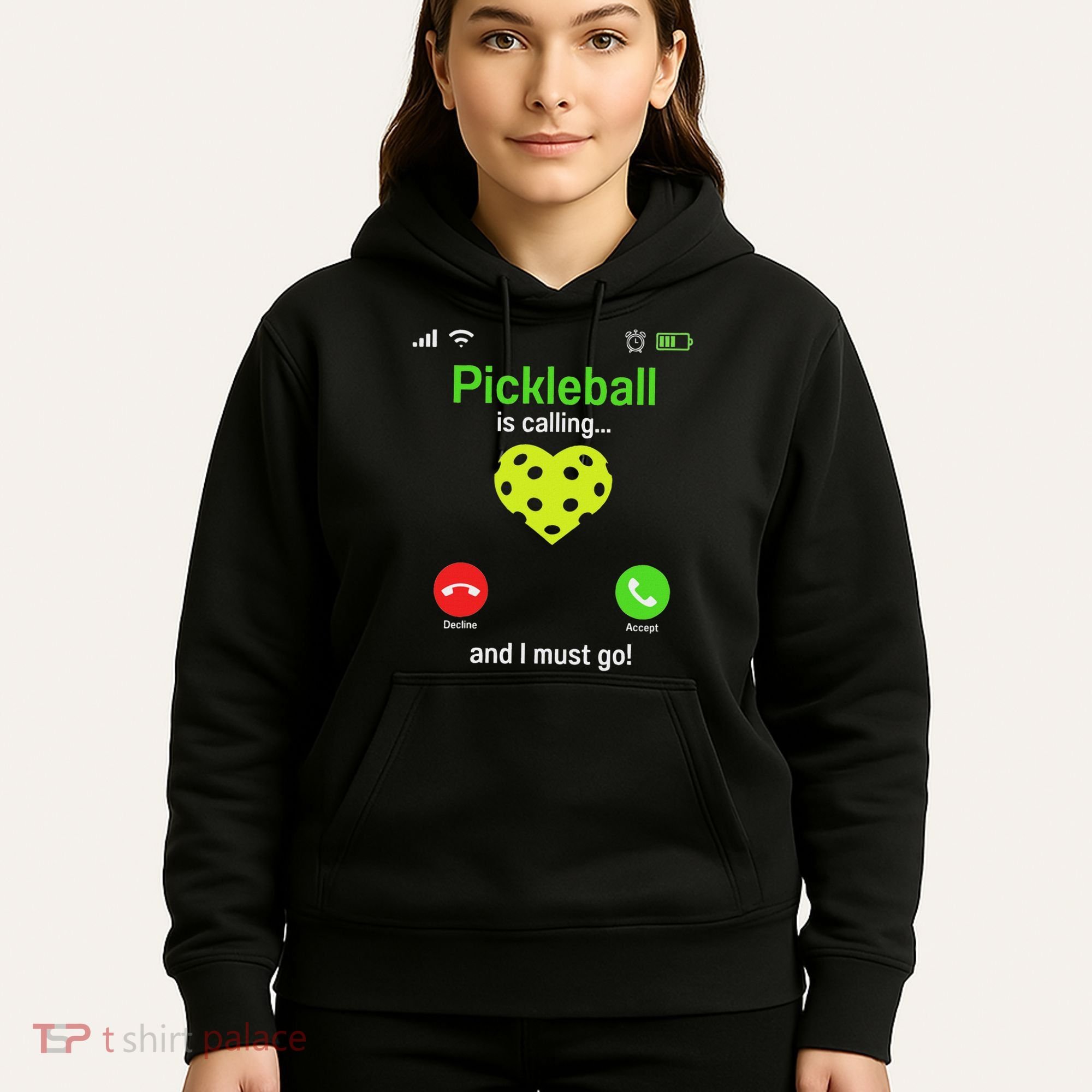Pickle Ball Is Calling Team Gear & Player Funny Pickleball Hoodie