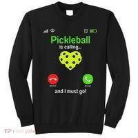 Pickle Ball Is Calling Team Gear & Player Funny Pickleball Sweatshirt thumb 0