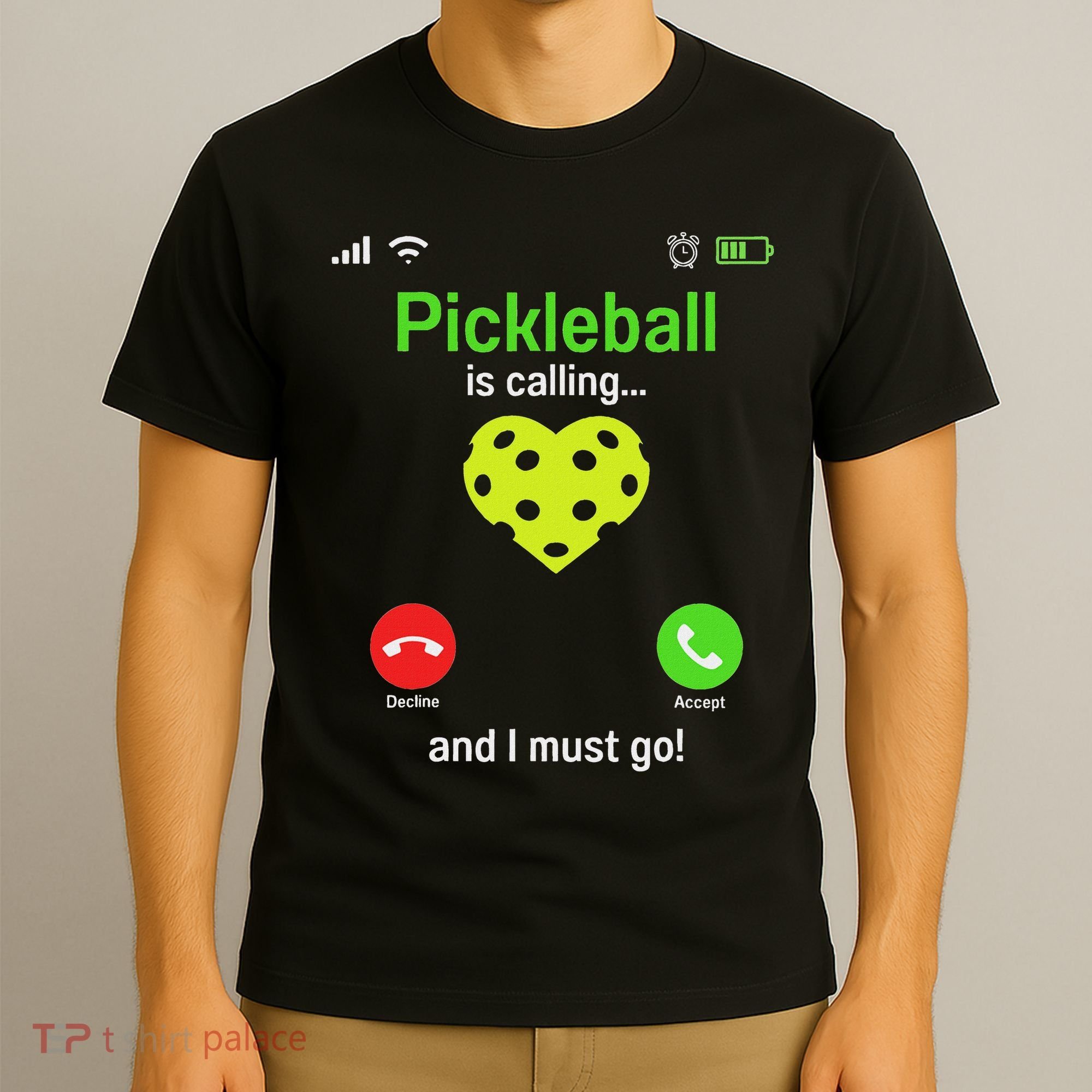 Pickle Ball Is Calling Team Gear & Player Funny Pickleball T-Shirt