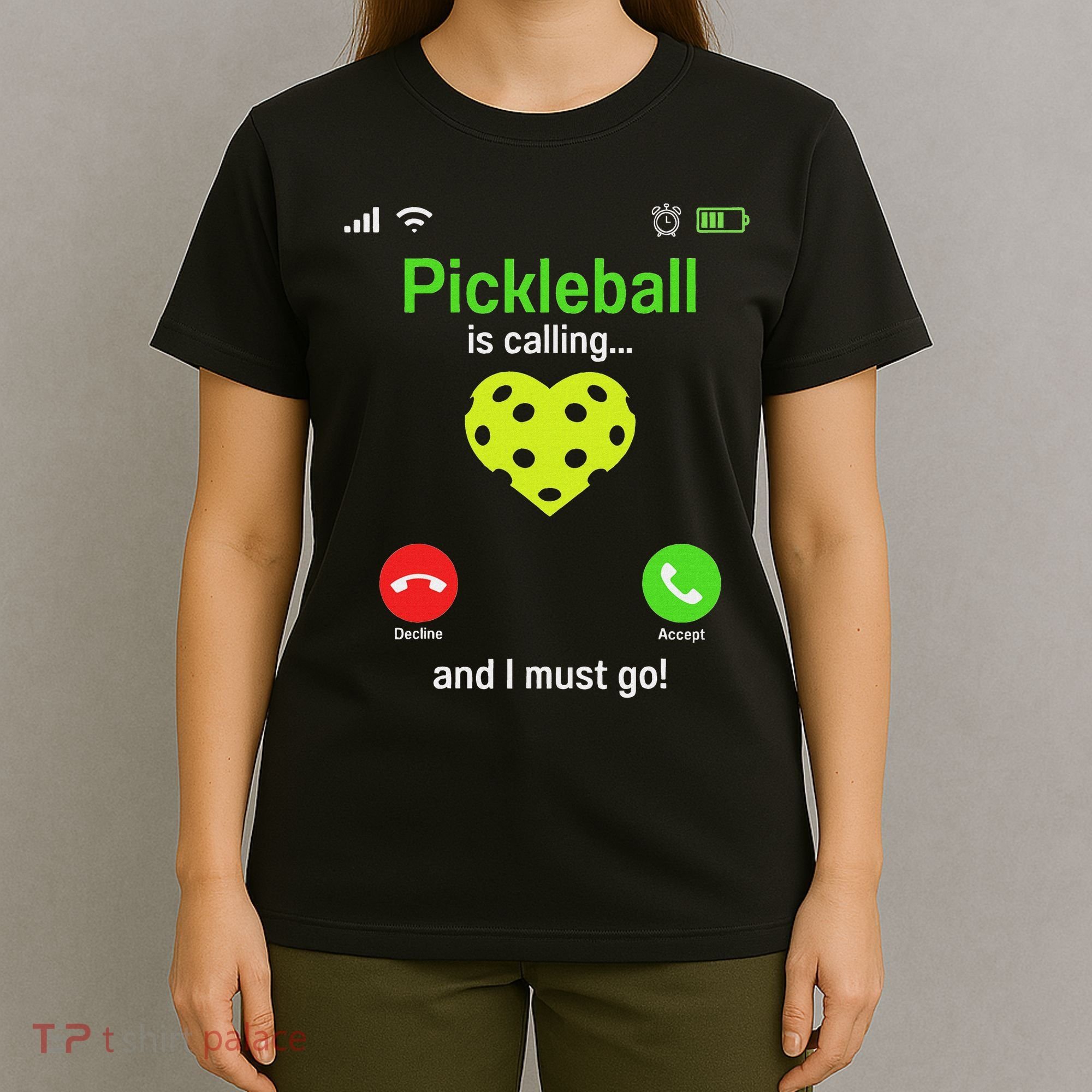 Pickle Ball Is Calling Team Gear & Player Funny Pickleball T-Shirt