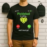 Pickle Ball Is Calling Team Gear & Player Funny Pickleball T-Shirt thumb 6