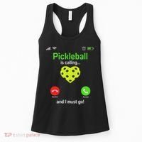 Pickle Ball Is Calling Team Gear & Player Funny Pickleball Women's Tank Top thumb 0