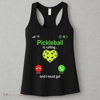 Pickle Ball Is Calling Team Gear & Player Funny Pickleball Women's Tank Top thumb 3