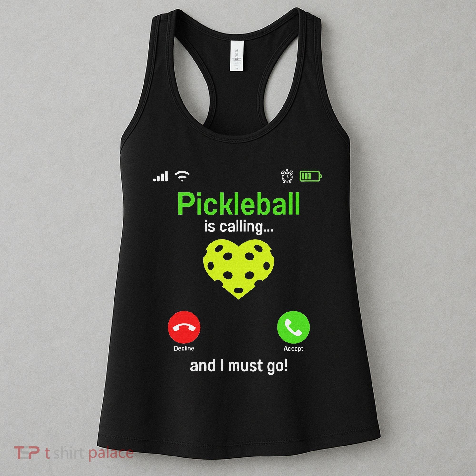 Pickle Ball Is Calling Team Gear & Player Funny Pickleball Women's Tank Top