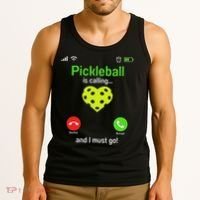 Pickle Ball Is Calling Team Gear & Player Funny Pickleball Tank Top thumb 3