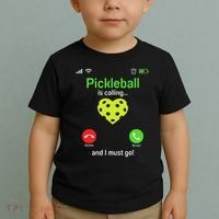Pickle Ball Is Calling Team Gear & Player Funny Pickleball Toddler T-Shirt thumb 2