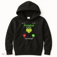Pickle Ball Is Calling Team Gear & Player Funny Pickleball Kids Hoodie thumb 0