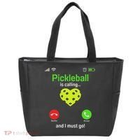 Pickle Ball Is Calling Team Gear & Player Funny Pickleball Tote Bag thumb 0