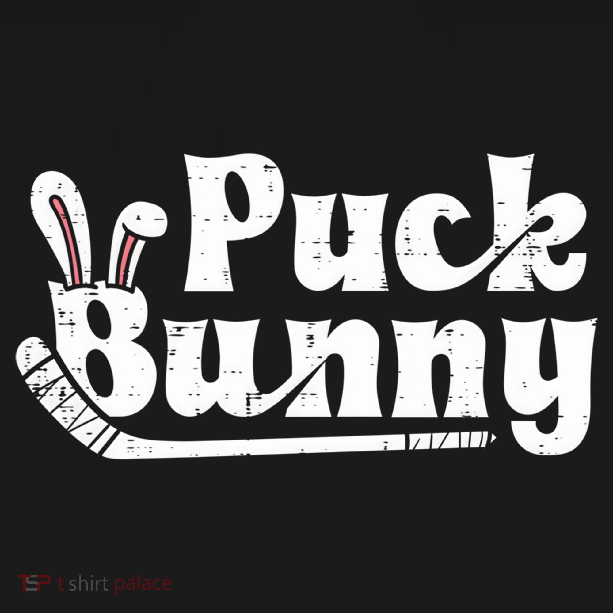 Puck Bunny Ice Hockey Stick Cute Player Meaningful Gift Women's Hoodie