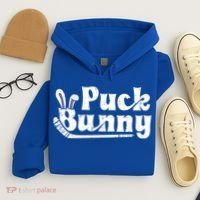 Puck Bunny Ice Hockey Stick Cute Player Meaningful Gift Hoodie thumb 4