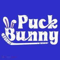 Puck Bunny Ice Hockey Stick Cute Player Meaningful Gift Long Sleeve Shirt thumb 2