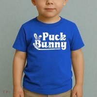 Puck Bunny Ice Hockey Stick Cute Player Meaningful Gift Toddler T-Shirt thumb 2