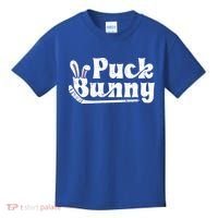 Puck Bunny Ice Hockey Stick Cute Player Meaningful Gift Kids T-Shirt thumb 0