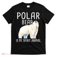 Polar Bear Is My Spirit Animal Wildlife Lover Zookeeper T-Shirt thumb 0