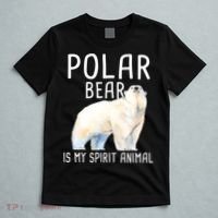 Polar Bear Is My Spirit Animal Wildlife Lover Zookeeper T-Shirt thumb 5