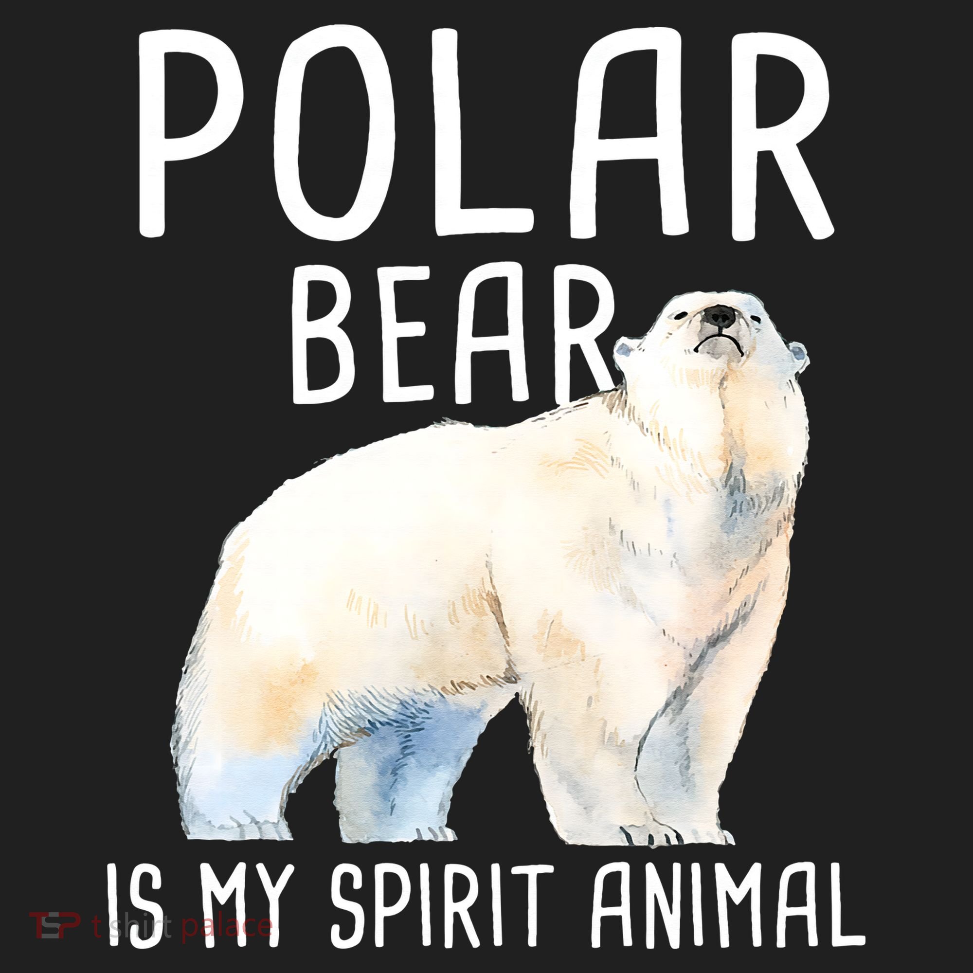 Polar Bear Is My Spirit Animal Wildlife Lover Zookeeper Beanie