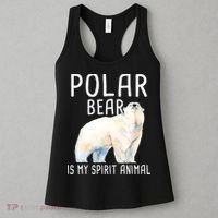 Polar Bear Is My Spirit Animal Wildlife Lover Zookeeper Women's Tank Top thumb 3