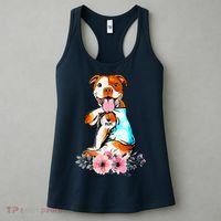 Pit Bull I Love Mom Tattoo Mother's Day Gift Women's Tank Top thumb 3