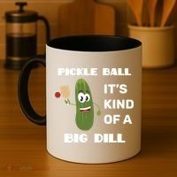 Pickle Ball: It's Kind Of A Big Dill {Gift} Coffee Mug thumb 4