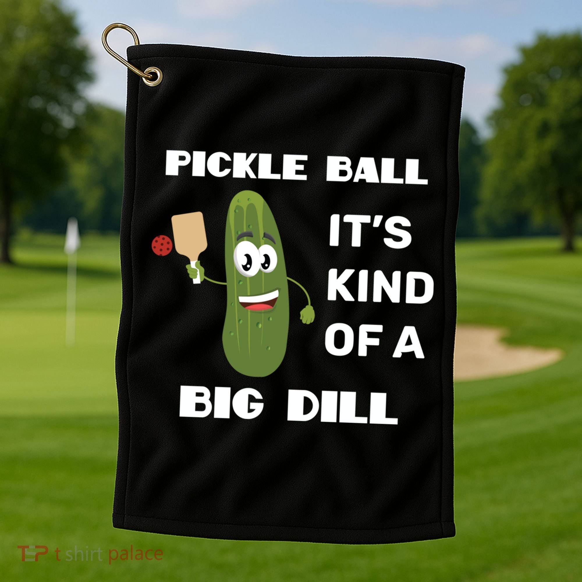 Pickle Ball: It's Kind Of A Big Dill {Gift} Golf Towel