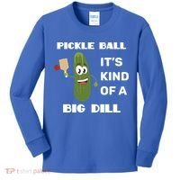 Pickle Ball: It's Kind Of A Big Dill {Gift} Kids Long Sleeve Shirt thumb 0