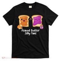Peanut Butter Jelly Time Foodie Eating Candy Food Pun Lover T-Shirt thumb 0