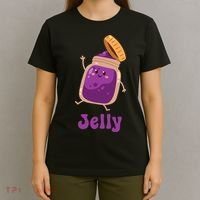 Peanut Butter & Jelly Matching Couple Halloween Best Friends T-Shirt thumb 4