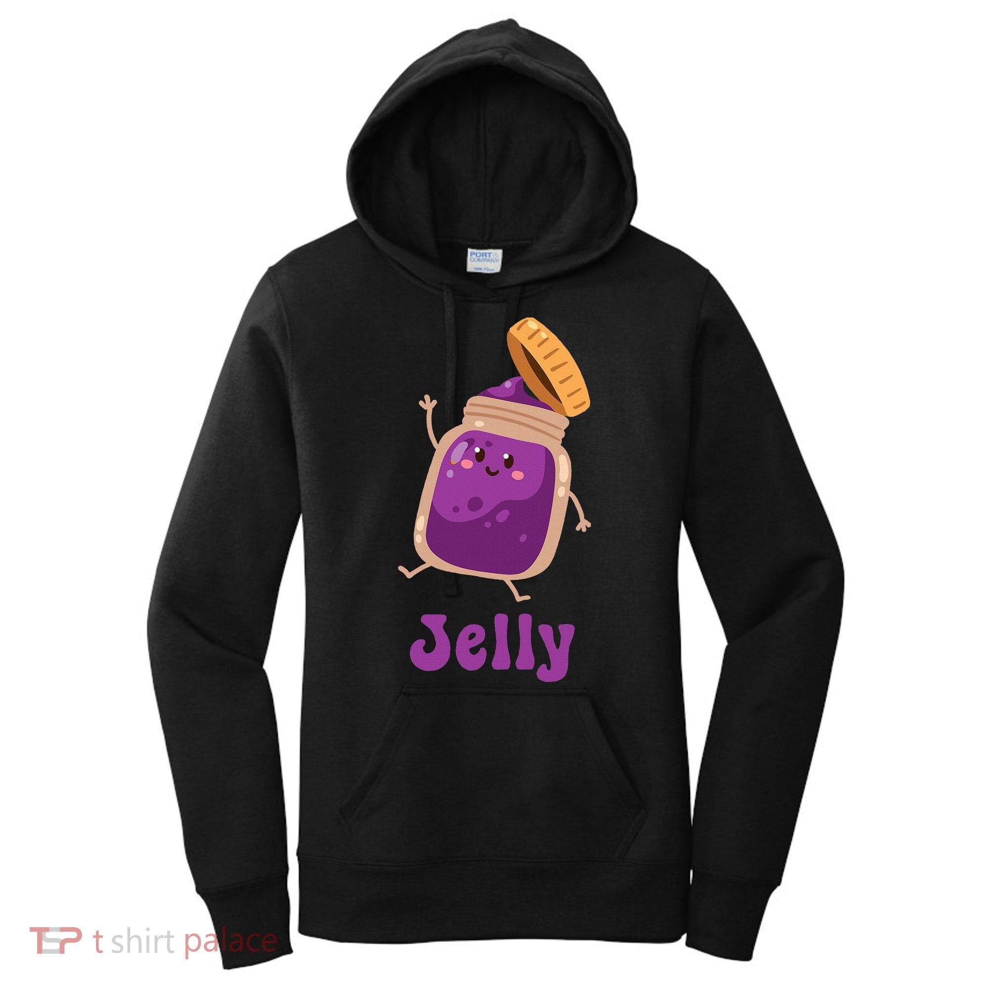 Peanut Butter & Jelly Matching Couple Halloween Best Friends Women's Hoodie