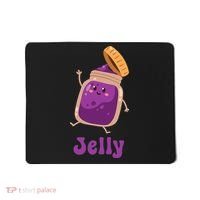 Peanut Butter & Jelly Matching Couple Halloween Best Friends Mousepad thumb 0
