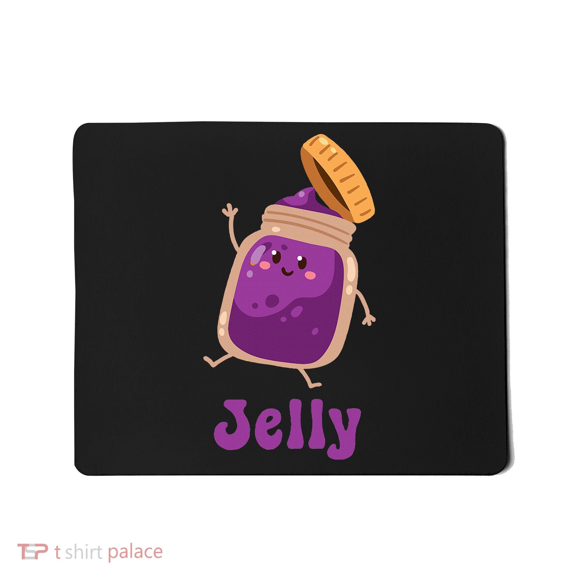 Peanut Butter & Jelly Matching Couple Halloween Best Friends Mousepad