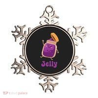 Peanut Butter & Jelly Matching Couple Halloween Best Friends Ornament thumb 0