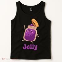 Peanut Butter & Jelly Matching Couple Halloween Best Friends Tank Top thumb 2