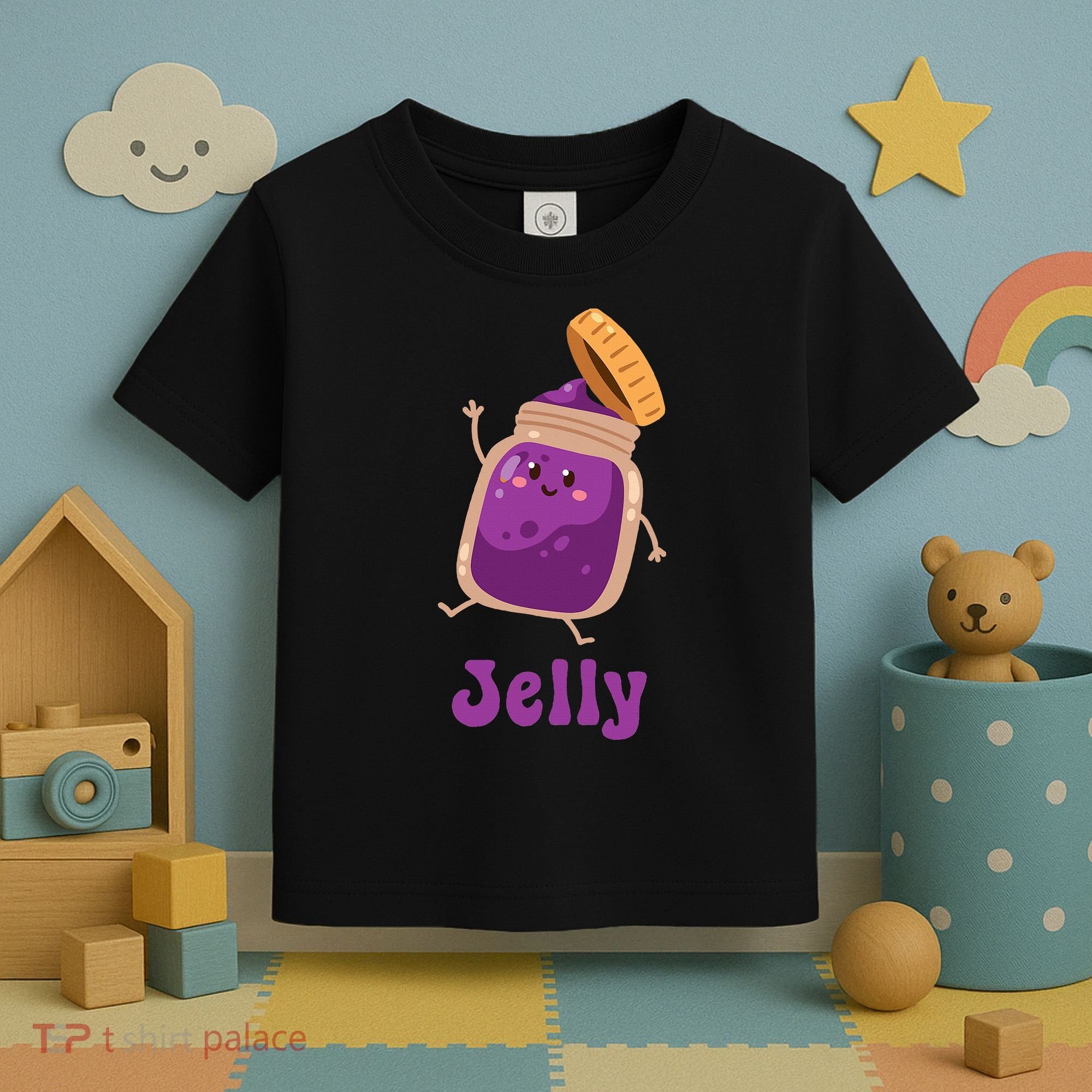 Peanut Butter & Jelly Matching Couple Halloween Best Friends Toddler T-Shirt