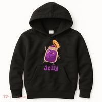 Peanut Butter & Jelly Matching Couple Halloween Best Friends Kids Hoodie thumb 0
