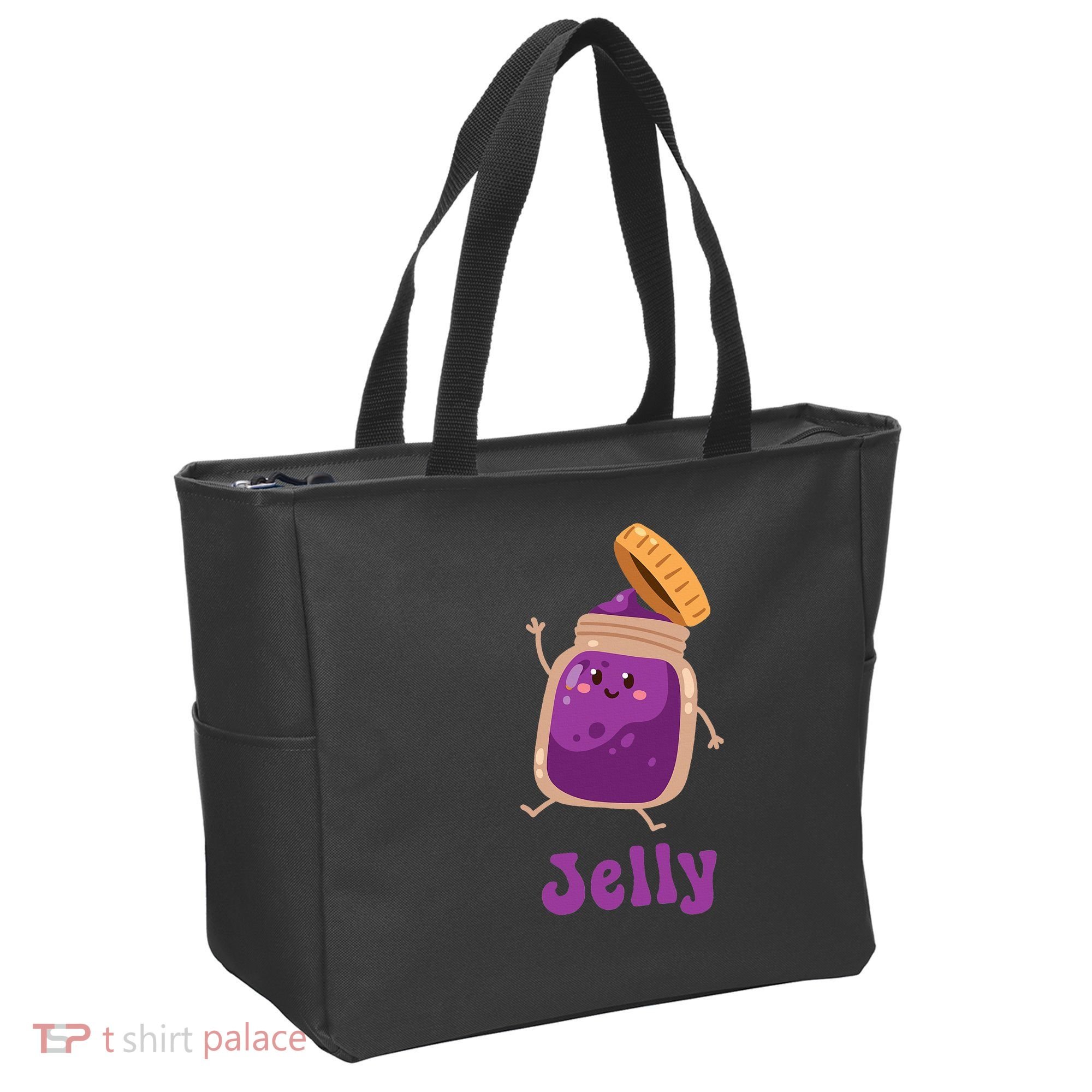 Peanut Butter & Jelly Matching Couple Halloween Best Friends Tote Bag