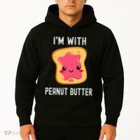 Peanut Butter Jelly Matching Couples His & Hers Hoodie thumb 2