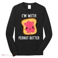 Peanut Butter Jelly Matching Couples His & Hers Long Sleeve Shirt thumb 0