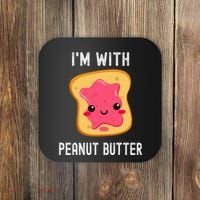 Peanut Butter Jelly Matching Couples His & Hers Coaster thumb 0