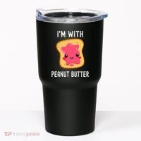 Peanut Butter Jelly Matching Couples His & Hers Tumbler thumb 0