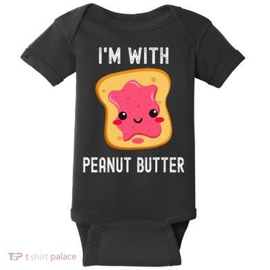 Peanut Butter Jelly Matching Couples His & Hers Baby Bodysuit