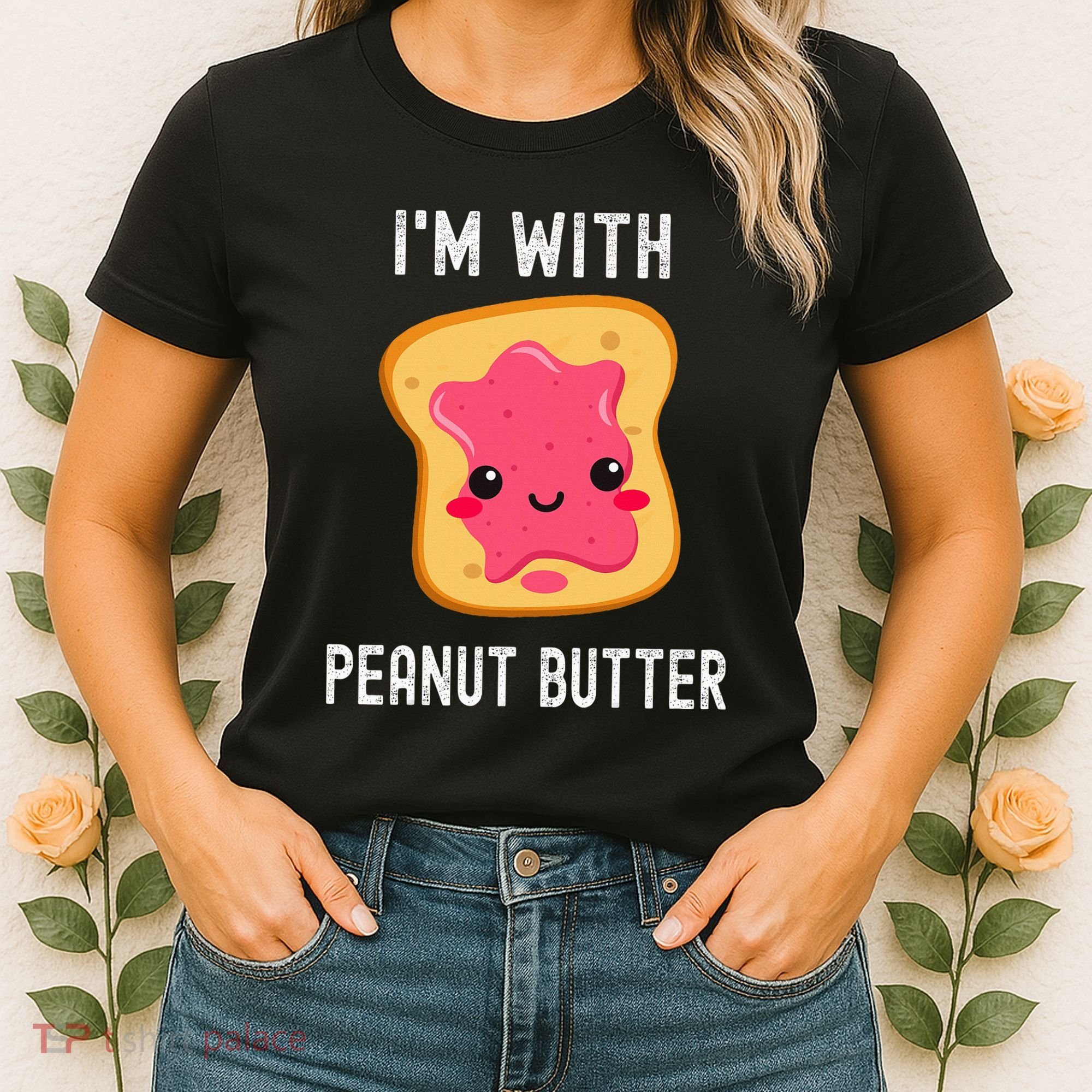 Peanut Butter Jelly Matching Couples His & Hers Women's T-Shirt