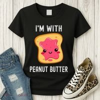 Peanut Butter Jelly Matching Couples His & Hers Women's T-Shirt thumb 3