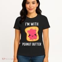 Peanut Butter Jelly Matching Couples His & Hers Women's T-Shirt thumb 4