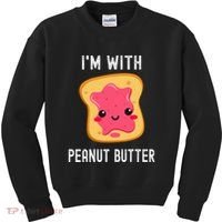 Peanut Butter Jelly Matching Couples His & Hers Kids Sweatshirt thumb 0