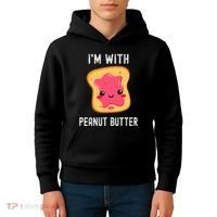 Peanut Butter Jelly Matching Couples His & Hers Kids Hoodie thumb 4