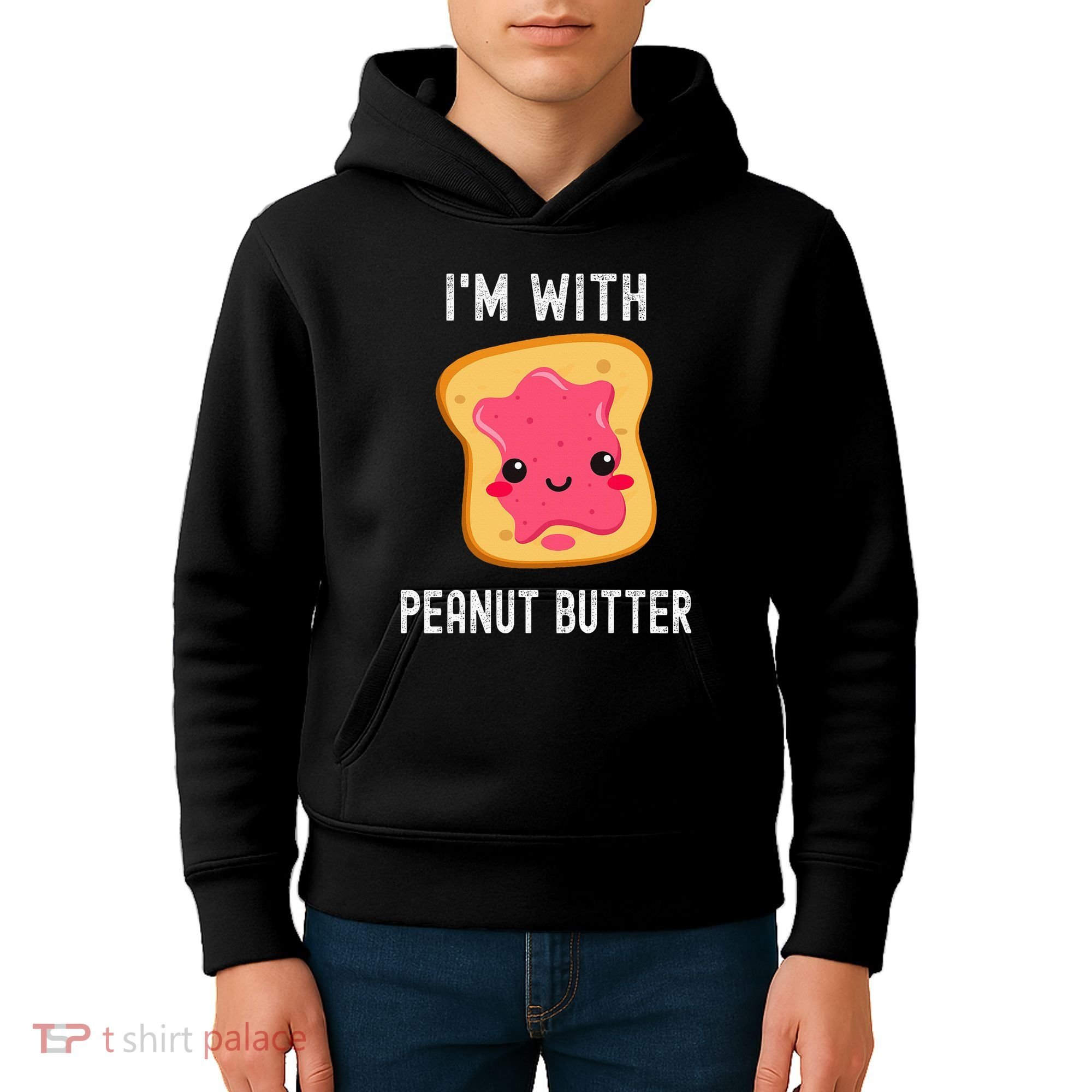 Peanut Butter Jelly Matching Couples His & Hers Kids Hoodie